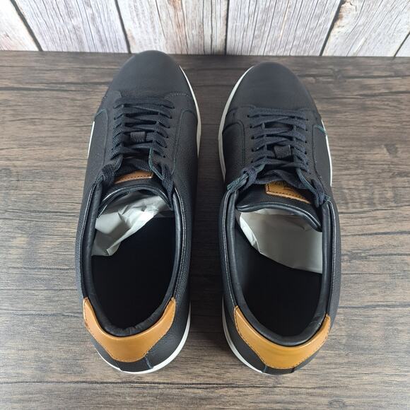 Allen Edmonds Courtside Men's Black Leather Lace Up Sneaker (Read Description) - Picture 6 of 10